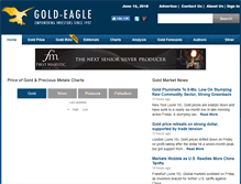 Tablet Screenshot of gold-eagle.com
